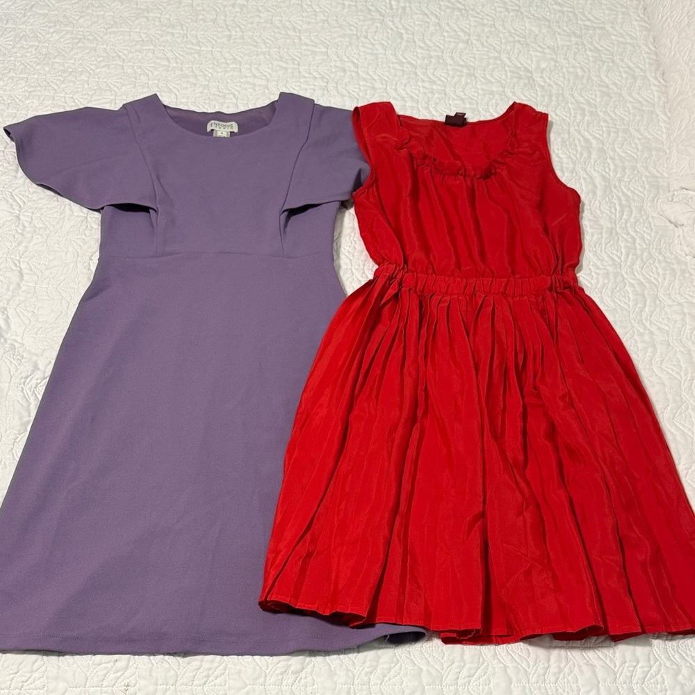 Purple and Red Women’s Dresses